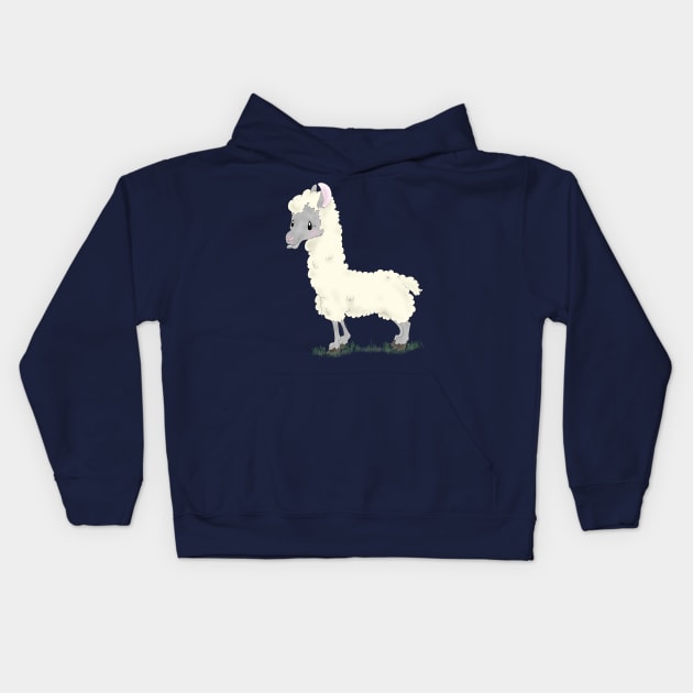 No drama Llama Kids Hoodie by Fickle and Fancy